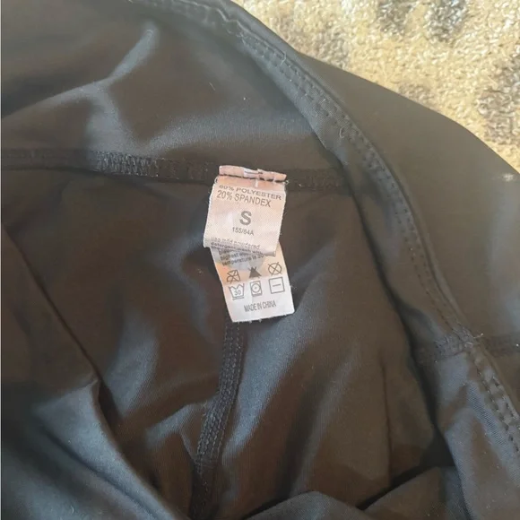 Black Pleated Women's Skort - Picture 4 of 4